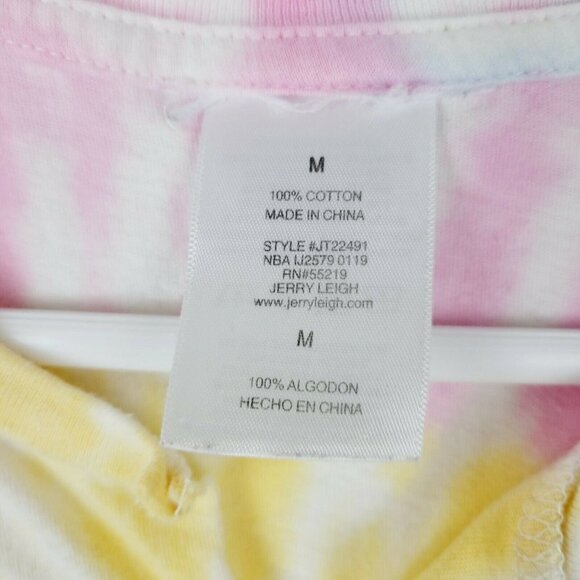 Looney Tunes Cropped Tank Top Pastel Tie-Dye Sz Medium Warner Brothers Animation - Picture 6 of 6